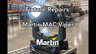 Replacing the Tilt Motor in the Martin MAC Viper [upl. by Rramahs]