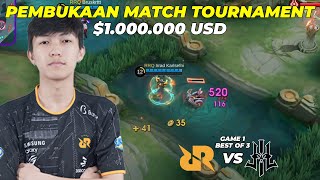 PEMBUKAAN MATCH GAMES OF THE FUTURE 1JT USD BRO  RRQ HOSHI vs LILGUN Game 1  KBreakdown [upl. by Irena]