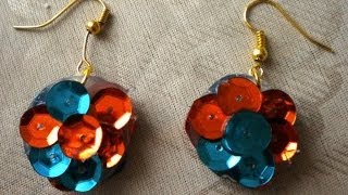 Regalale a tu mamá unos bonitos Aretes de Lentejuelas  Día de las Madres  10 de Mayo  WENDILUTIPS [upl. by Orsini438]