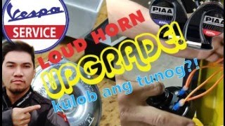 VESPA HORN UPGRADE vespa [upl. by Rizan]