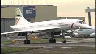 British Airways Supersonic Concorde at Heathrow [upl. by Joung640]