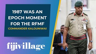 1987 was an epoch moment for the RFMF  Commander Kalouniwai [upl. by Asilla]