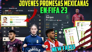 Jovenes Promesas Mexicanas FIFA 23  Antuna Giménez y Romo con Rostro Licenciado [upl. by Ahsenauq]