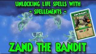 Wizard101 Learning LIFE Spell  ZAND THE BANDIT with SPELLEMENTS [upl. by Akers489]