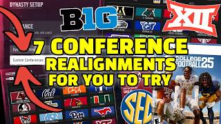 CONFERENCE REALIGNMENT for CFB 25  College Football 25 [upl. by Evered]