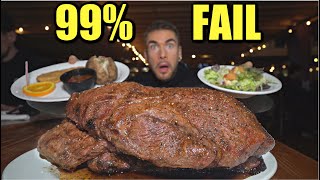 quotIVE NEVER SEEN IT BEATENquot GIANT 72oz STEAK CHALLENGE Over 150 Fails  Joel Hansen [upl. by Clere519]