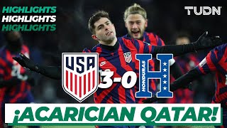 HIGHLIGHTS  Estados Unidos 30 Honduras ELIMINATORIA Qatar 2022  TUDN [upl. by Annayehc905]