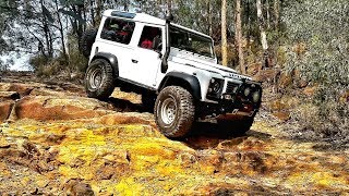 Land Rover Defender 90 4x4 on 35 inch Tyres [upl. by Eive]