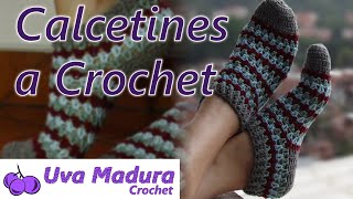 CALCETINES MEDIAS a Tejidos CROCHET Ganchillo Tutorial paso a paso [upl. by Dylan]