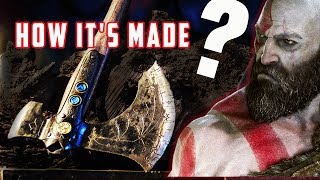 Kratos Axe  Construí o machado do Kratos  God Of War 4 [upl. by Inaffets]