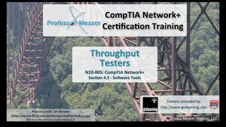 Using Throughput Testers  CompTIA Network N10005 43 [upl. by Karas]