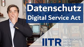 Digital Services Act dsgvo datenschutz [upl. by Kosak]