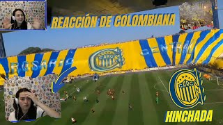 COLOMBIANA REACCIONA A LA HINCHADA DE ROSARIO CENTRAL [upl. by Ingold754]