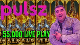 🔴55000 Live Slot Play amp Giveaway At Pulsz [upl. by Riba]