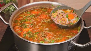 Köstliche türkische Suppe Haben Sie schon einmal so eine türkische Suppe mit Linsen gekocht [upl. by Airotel911]