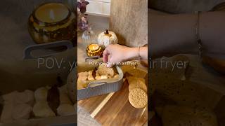 Cosy air fryer recipe 🤎🍁 airfryer airfryerrecipes smores smoresdip autumn cosyseason [upl. by Anorahs]