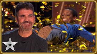 GOLDEN BUZZER is one of the BEST VOICES Simons ever heard  Auditions  BGT 2023 [upl. by Kinimod811]