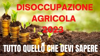 DISOCCUPAZIONE AGRICOLA 2023 CHE COSE A CHI SPETTA COME CALCOLARLA E QUANDO RICHIEDERLA [upl. by Shamus974]