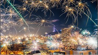 🔴 2024 GEORGIA TBILISI NEW YEAR FIREWORKS AND COUNTDOWN HAPPY NEW YEAR [upl. by Maibach]