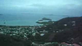 Low approach and landing into Tortola airport [upl. by Adnov489]