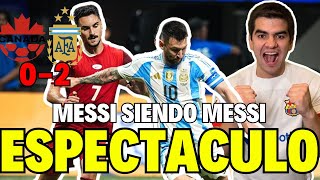 🚨ESPECTACULAR ASISTENCIA DE MESSI LE DA EL PARTIDO A ARGENTINA QUE GRANDE LEO [upl. by Lorolla]