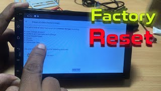 Factory Reset of Android Car Stereo  Complete Guide [upl. by Loredo]