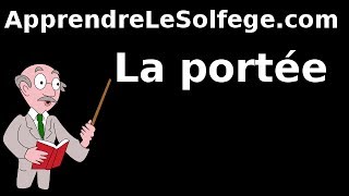 La portée description et explication  Apprendre le solfège et la musique [upl. by Franchot632]