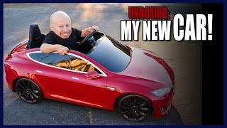 I got a Tesla for Christmas Unboxing [upl. by Lauber399]