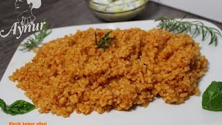 Klassischer Bulgur Reis Rezept Klasik bulgur pilavi [upl. by Googins]