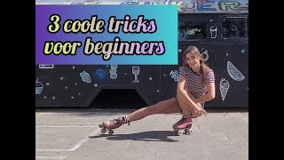 3 makkelijke trucjes om indruk mee te maken als beginner op rolschaatsen [upl. by Aehtrod]