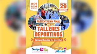 Presentación Cierre de Talleres de Deportes MuniMacul 2023 [upl. by Caravette780]