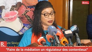 Mme Aissatou Diémé Diallo présidente du TCHCD  Faire de la médiation un régulateur [upl. by Melony]