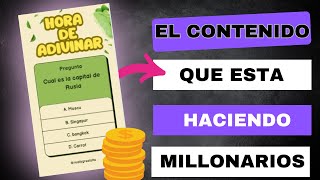 Como HACER QUIZZ en CANVA y MONETIZARLOS en YOUTUBE O TIK TOK [upl. by Clarita]