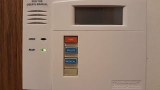 Replace Honeywell Ademco Alarm Battery [upl. by Roinuj945]