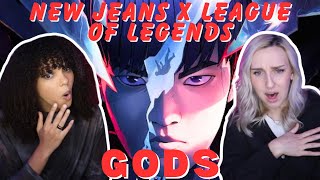 COUPLE REACTS TO GODS ft NewJeans 뉴진스 Official MV Worlds 2023 Anthem  League of Legends [upl. by Irret]