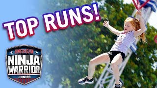 American Ninja Warrior Junior Top CLOSEST Runs from Season 1  Universal Kids [upl. by Cory568]