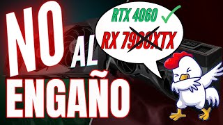 QUE NO TE ENGAÑEN  RX 7900 XTX vs RTX 4060 [upl. by Alisander]