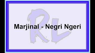 Marjinal  Negri Ngeri Lyrics [upl. by Ardnayek]