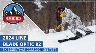 2024 Line Blade Optic 92  SkiEssentialscom Ski Test [upl. by Anora]