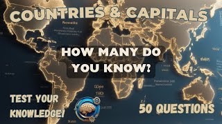 Only 1 Know The Capitals Of These 50 Countries World Capitals Quiz [upl. by Ainar904]