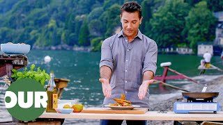 Ginos Perfect Fried Fish On The Beautiful Lake Como  Ginos Italian Escape E21  Our Taste [upl. by Shakespeare]