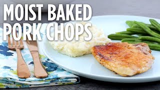 How to Make Moist Baked Pork Chops  Dinner Recipes  Allrecipescom [upl. by Ydurt]