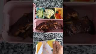 BBQ ribs bento box lunch  Shorts [upl. by Cecilla]