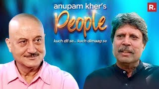 Anupam Khers People with Kapil Dev  Exclusive Interview [upl. by Borden]