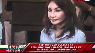 SONA Rep Mitos Magsaysay at Cebu Gov Gwen Garcia lumipat sa PDPLaban [upl. by Temhem]