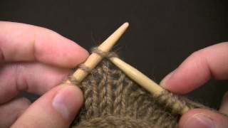 Knit Stitch  English Style [upl. by Hyams243]