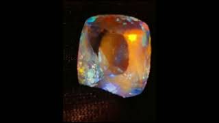 Yellowish rainbow 🌈 moonstone Full flash gemstone jewelry [upl. by Arin]