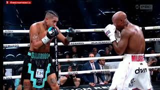 MARIO BARRIOS drops YORDENIS UGAS highlights boxing sports [upl. by Aliak]