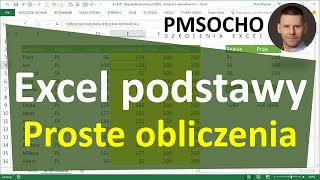 EXCEL  Proste obliczenia [upl. by Aklam]