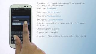 Lycamobile Schweiz  Configuration de linternet pour Samsung [upl. by Ytsirt]